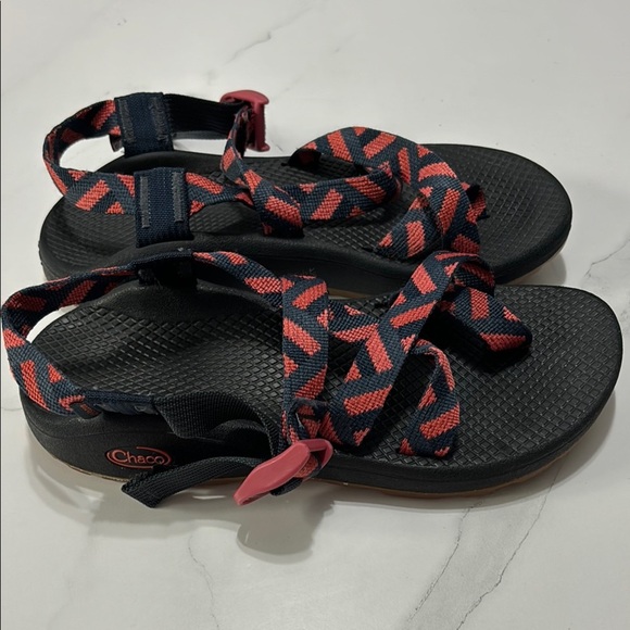 Chaco Black and Red Sandals - Picture 2 of 4